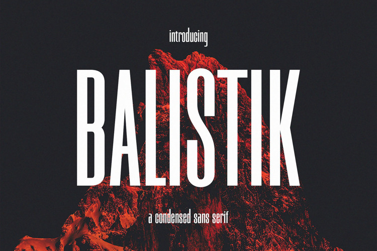 Preview of Balistik Font