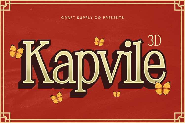 Kapvile 3D Font