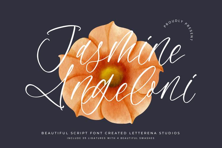 Jasmine Angeloni Italic VE Font