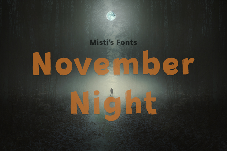 November Night Font