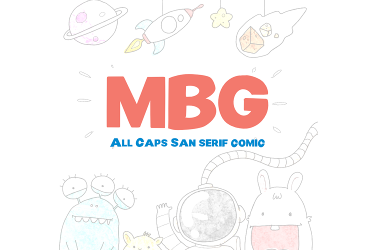 Preview of MBG Font