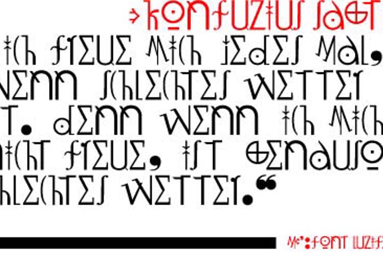 LuziFer Font