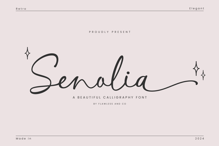 Senolia Font