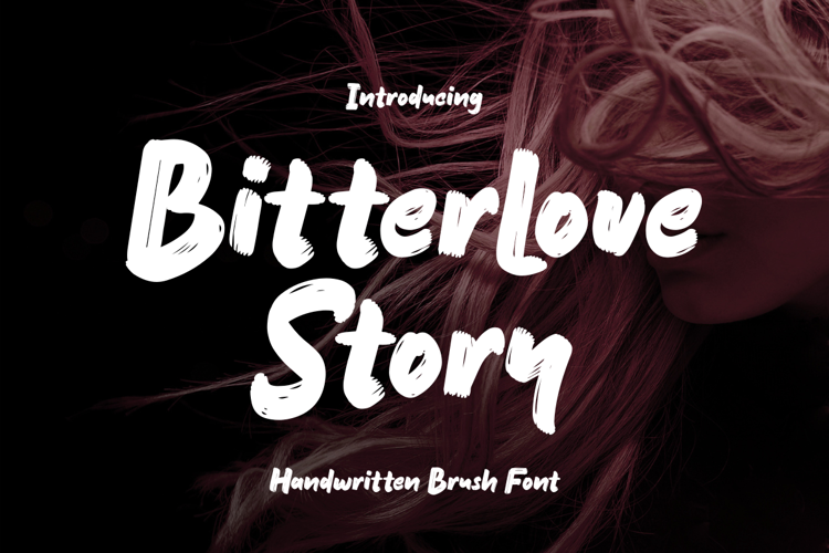 Preview of Bitterlove Story Font