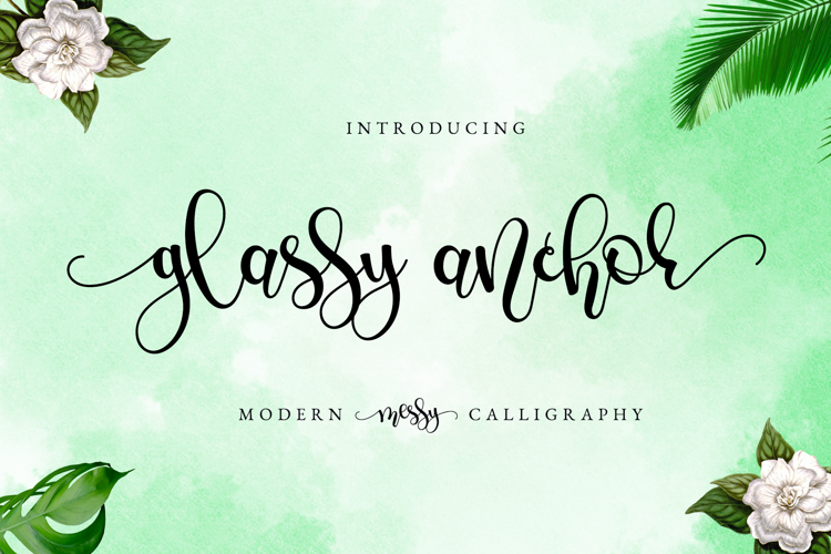 Glassy Anchor Font