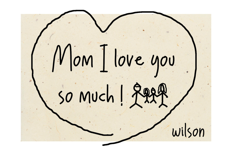 Mom I love you so much ! Font