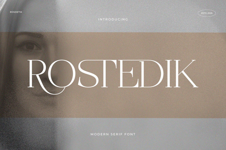 Preview of Rostedik Font