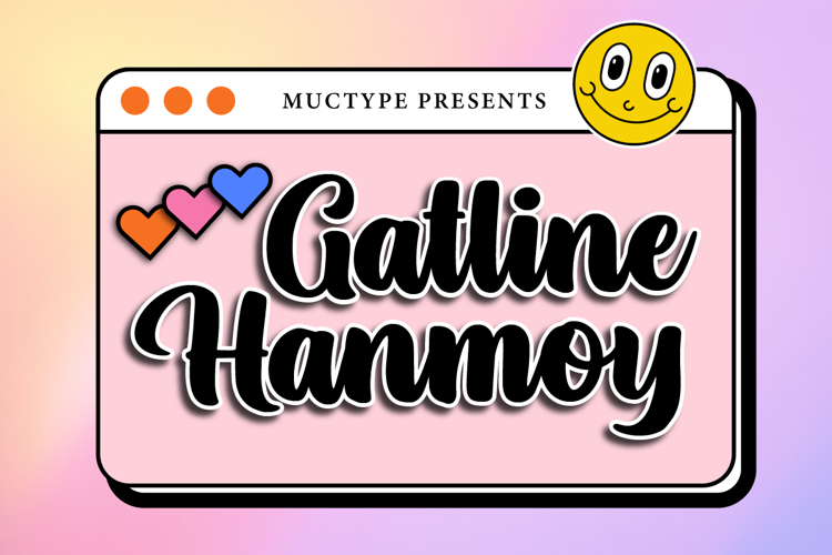 Preview of Gatline Hanmoy Font