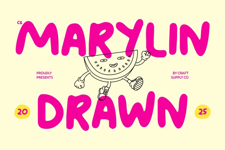 Preview of CS Marylin Drawn Font