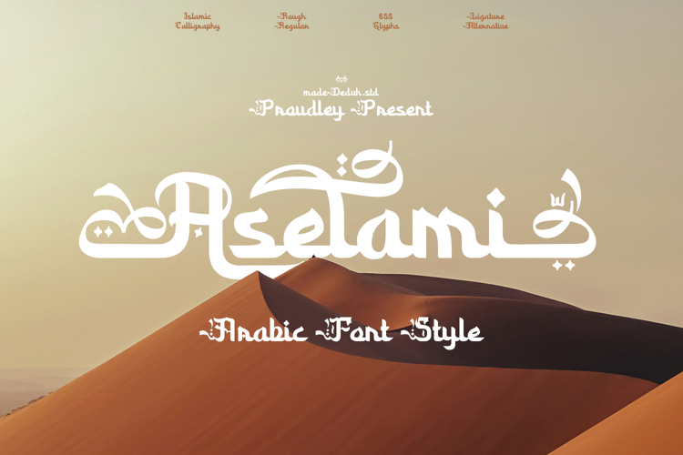 Preview of Aselami Font