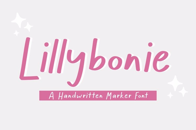 Lillybonie | Girly | Marker Font