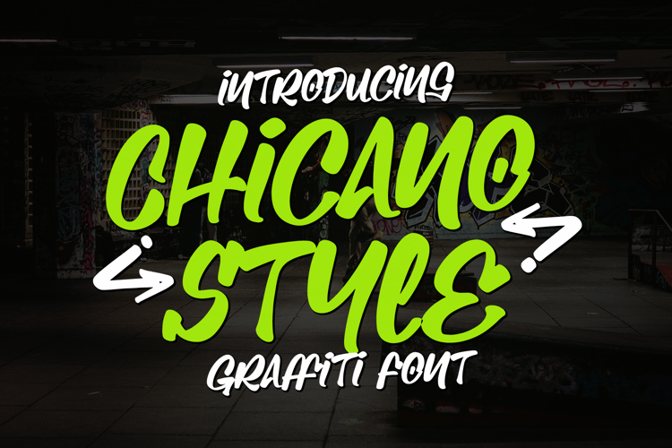 Preview of Chicano Style Font