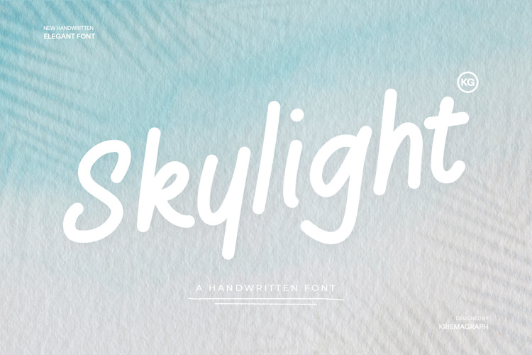 Preview of Skylight Font