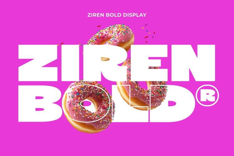 Preview of Ziren - Bold Font
