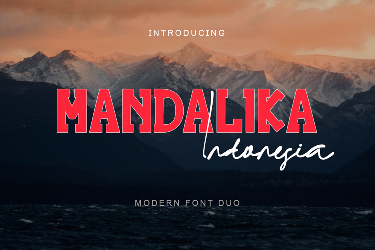 Mandalika Indonesia Font