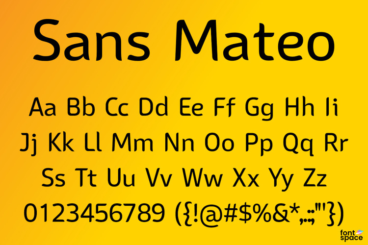 Sans Mateo Font