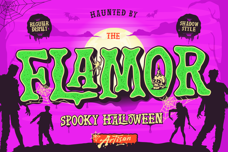 Preview of Flamor Font