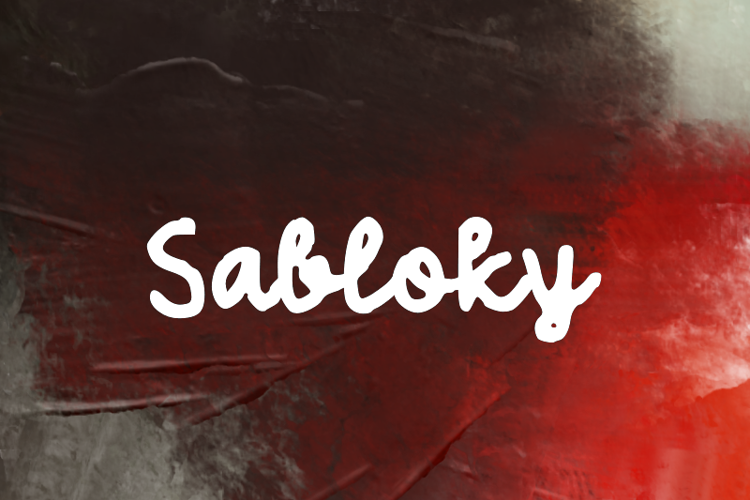 s Sabloky Font