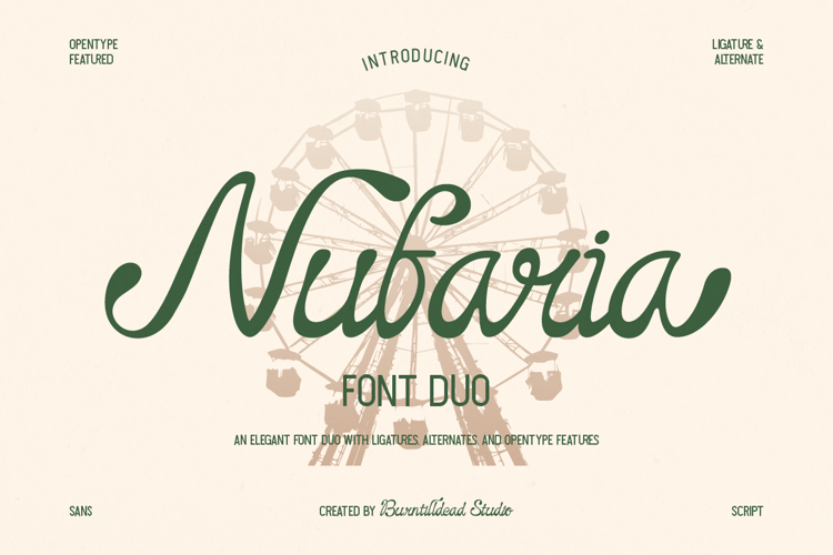 Preview of Nufaria Font