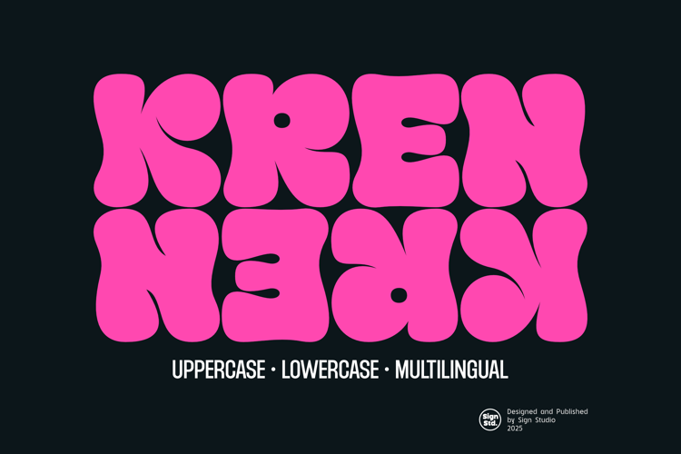 Preview of Kren Font