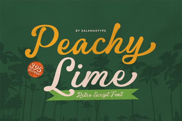 Peachy Lime Font