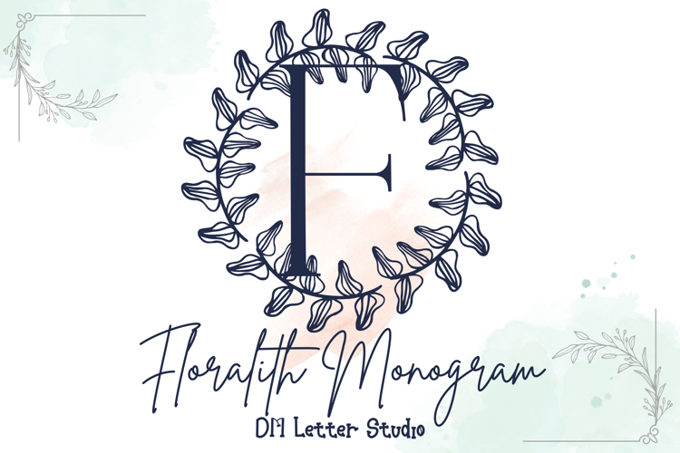 Preview of Floralith Monogram Font