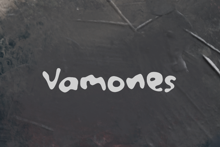 Preview of v Vamones Font