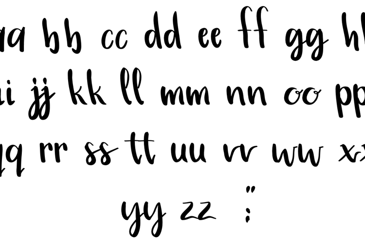 Simple Brush Script Font