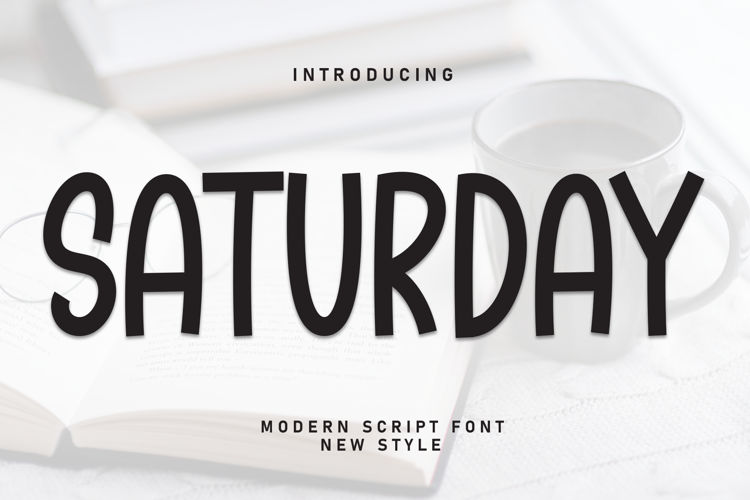 Preview of Saturday Font