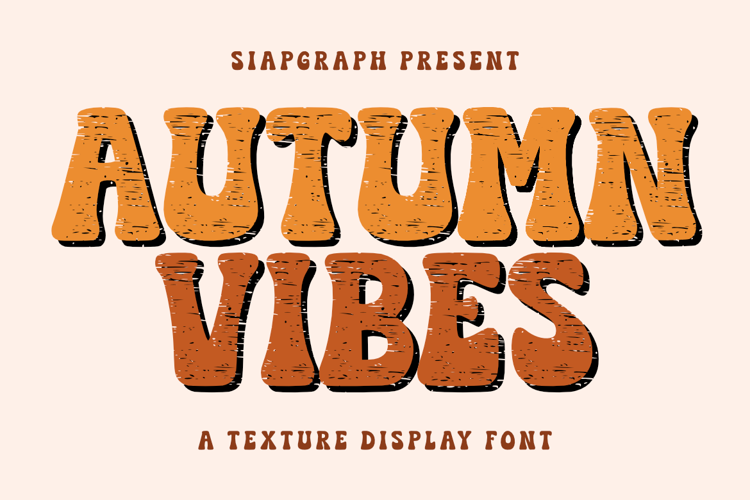 Preview of Autumn Vibes Font
