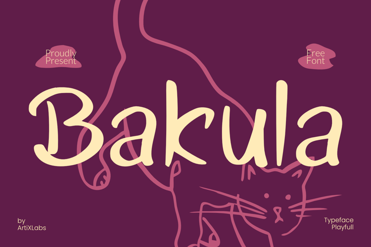 Preview of Bakula Font