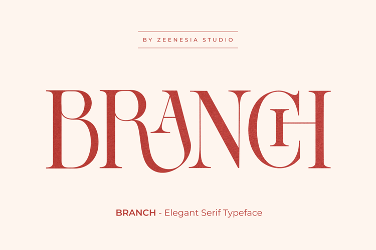 BRANCH - For Only Font