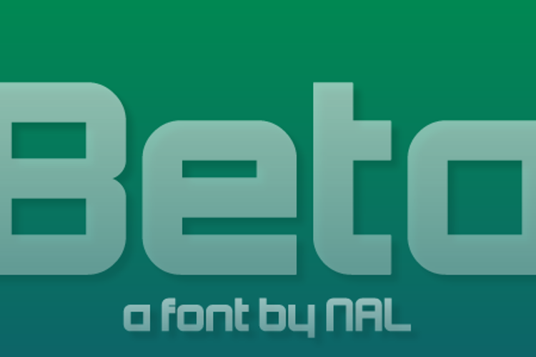 Beta Font