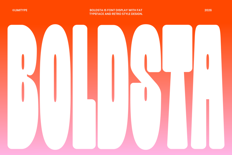 Preview of Boldsta - Condensed Font