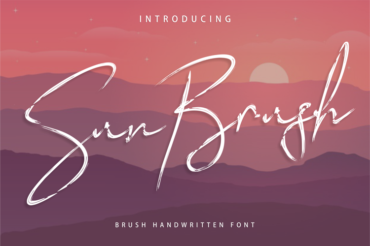 Sun Brush Font