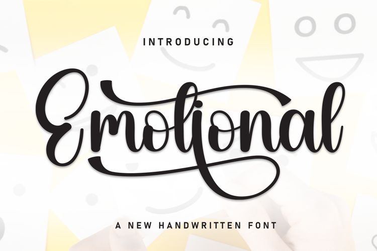 Preview of Emotional Font