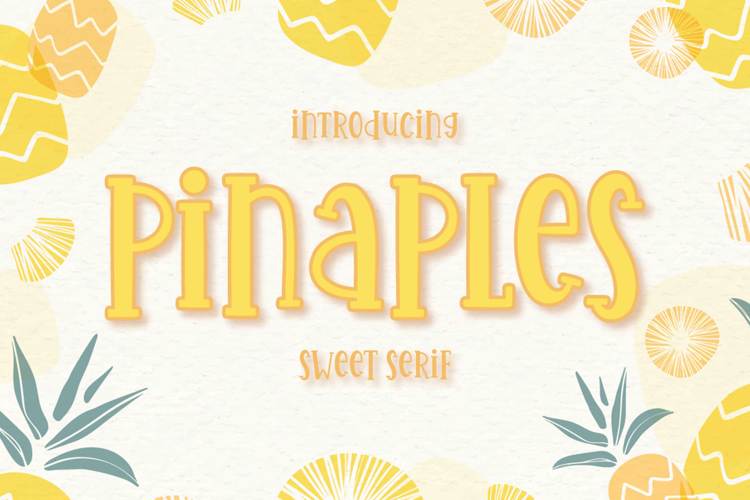 Preview of Pinaples Font