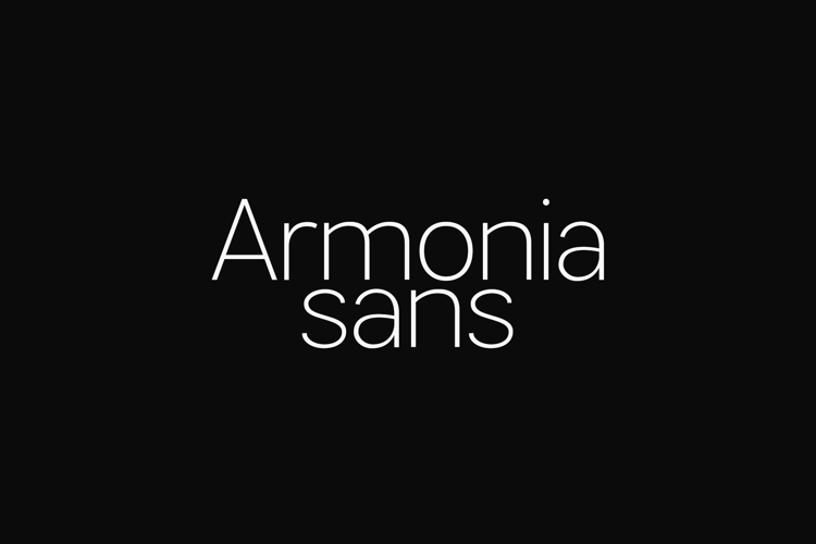 Preview of Armonia Sans Font