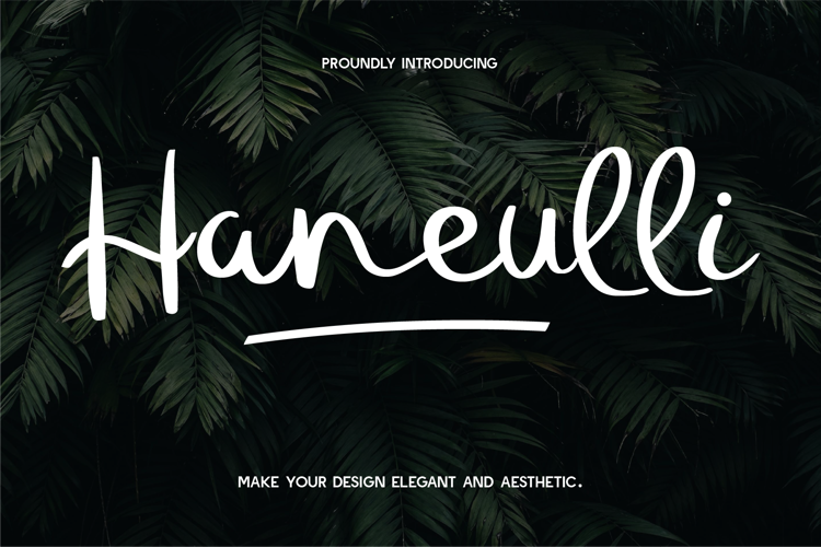 Haneulli DEMO Font