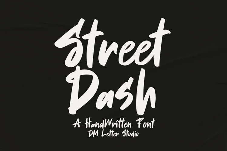 Preview of Street Dash Font