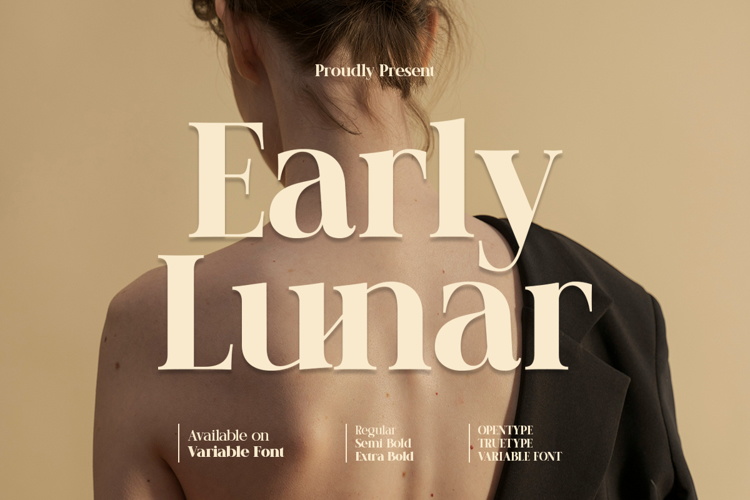 Preview of Early Lunar Font