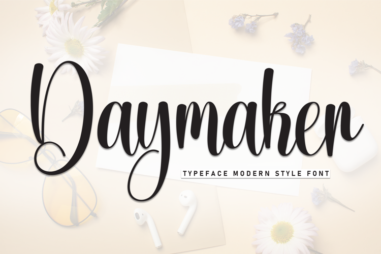 Preview of Daymaker Font