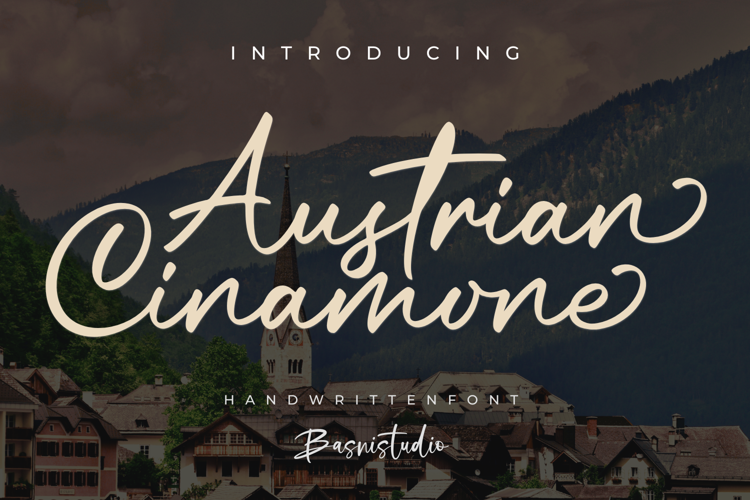 Preview of Austrian Cinamone Font