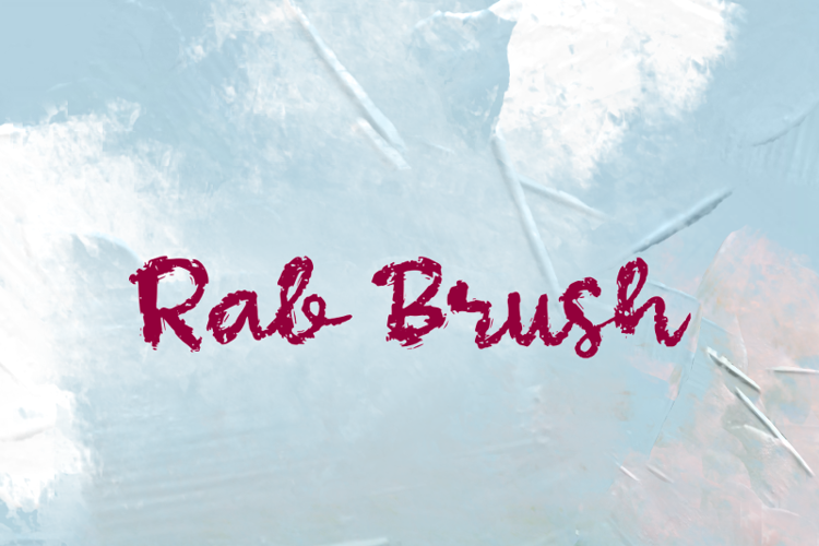 Rab Brush Font