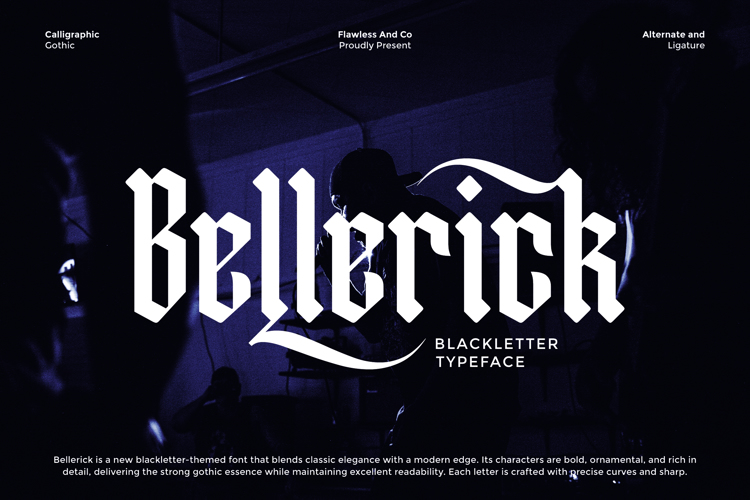 Preview of BELLERICK Font