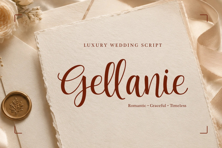 Preview of Gellanie Font