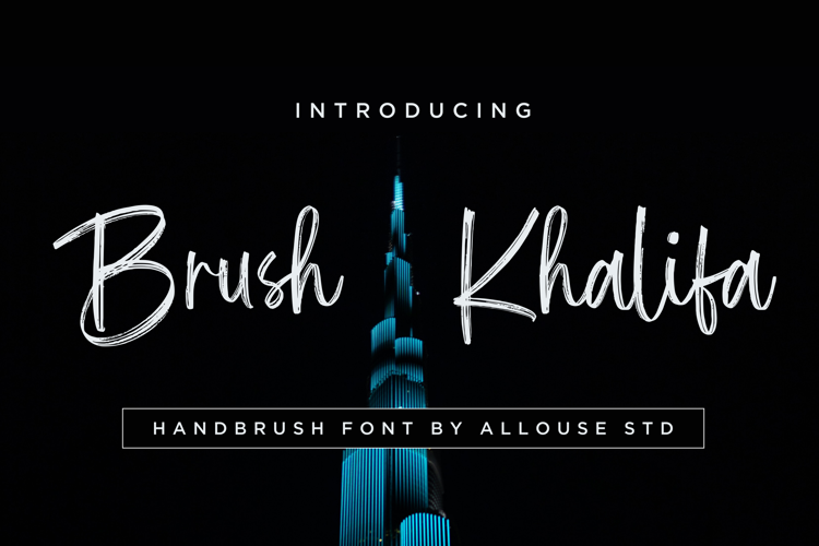Brush Khalifa Font