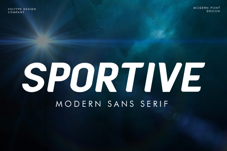 SPORTIVE Font