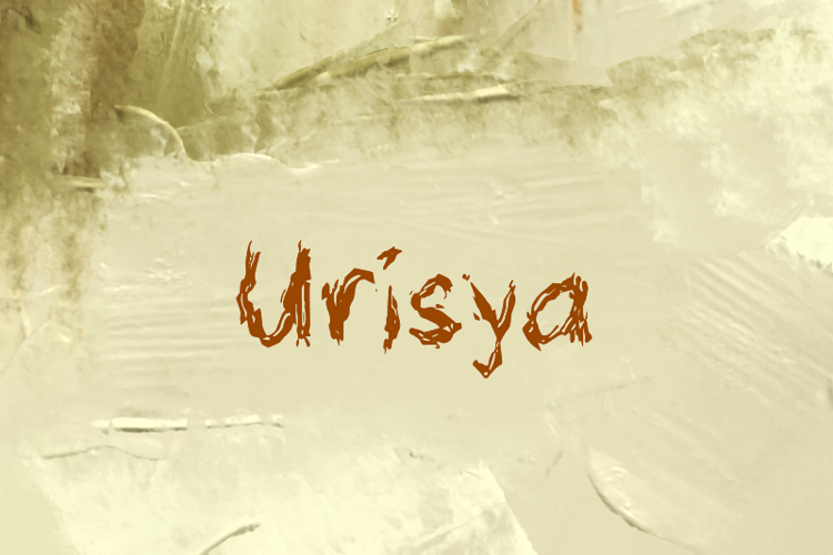 Preview of u Urisya Font