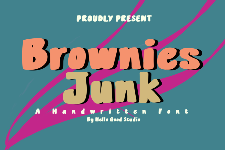 Preview of Brownies Junk Font